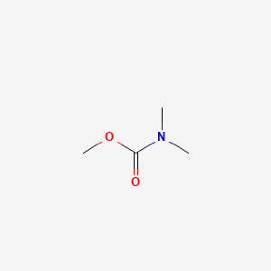 Chemical structure of methyl dimethylcarbamate