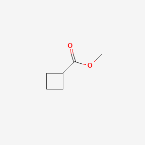 Chemical structure of Methyl Cyclobutanecarboxylate