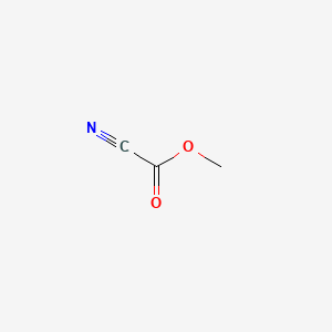 Chemical structure of Methyl cyanoformate
