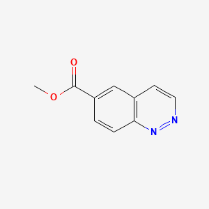 Chemical structure of Methyl cinnoline-6-carboxylate