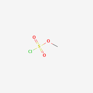 Chemical structure of Methyl chlorosulphate