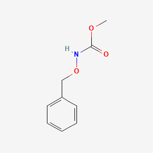 Chemical structure of Methyl benzyloxycarbamate