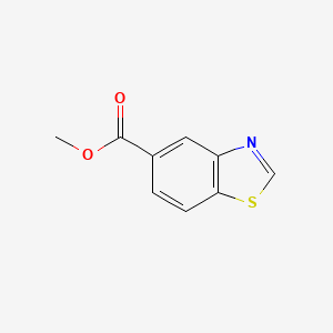 Chemical structure of Methyl benzo[d]thiazole-5-carboxylate