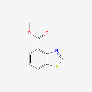 Chemical structure of Methyl benzo[d]thiazole-4-carboxylate