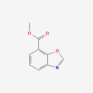 Chemical structure of Methyl benzo[d]oxazole-7-carboxylate