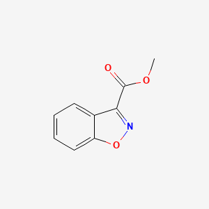 Chemical structure of Methyl benzo[d]isoxazole-3-carboxylate