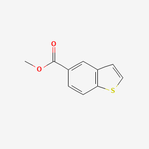Chemical structure of Methyl 1-benzothiophene-5-carboxylate