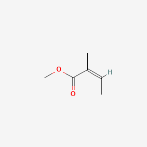 Chemical structure of Methyl Angelate