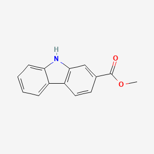 Chemical structure of Methyl 9H-carbazole-2-carboxylate