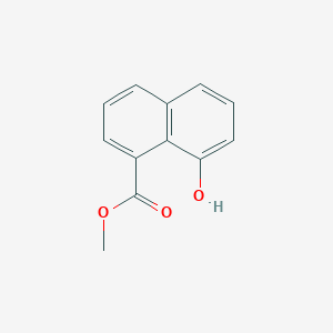 Chemical structure of Methyl 8-hydroxy-1-naphthoate