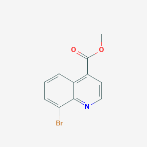 Chemical structure of Methyl 8-bromoquinoline-4-carboxylate