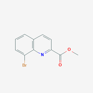 Chemical structure of Methyl 8-bromoquinoline-2-carboxylate