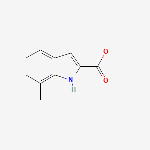 Chemical structure of Methyl 7-Methylindole-2-carboxylate