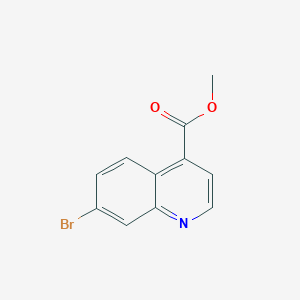 Chemical structure of Methyl 7-bromoquinoline-4-carboxylate