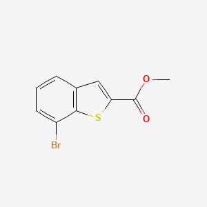 Chemical structure of Methyl 7-bromobenzo[b]thiophene-2-carboxylate