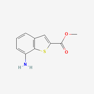 Chemical structure of Methyl 7-aminobenzo[b]thiophene-2-carboxylate