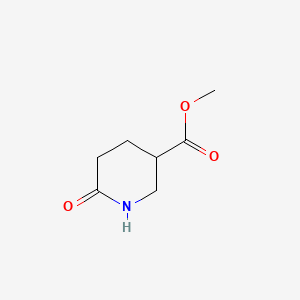 Chemical structure of Methyl 6-oxopiperidine-3-carboxylate