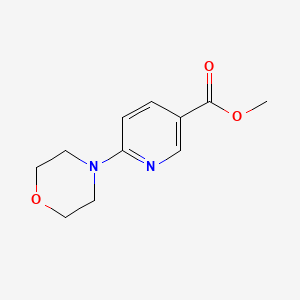 Chemical structure of Methyl 6-morpholinonicotinate