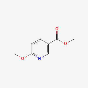 Chemical structure of Methyl 6-methoxypyridine-3-carboxylate