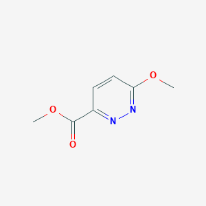 Chemical structure of Methyl 6-methoxypyridazine-3-carboxylate