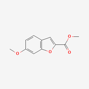 Chemical structure of Methyl 6-Methoxybenzofuran-2-carboxylate