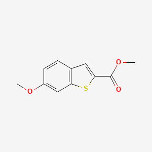 Chemical structure of Methyl 6-methoxybenzo[b]thiophene-2-carboxylate