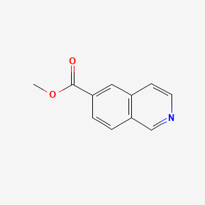 Chemical structure of Methyl 6-Isoquinolinecarboxylate