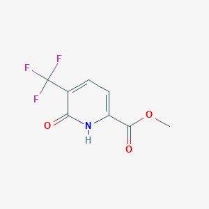 Chemical structure of Methyl 6-hydroxy-5-(trifluoromethyl)picolinate