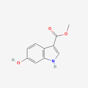 Chemical structure of Methyl 6-hydroxy-1H-indole-3-carboxylate
