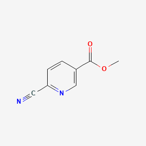 Chemical structure of Methyl 6-Cyanopyridine-3-carboxylate