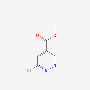 Chemical structure of Methyl 6-chloropyridazine-4-carboxylate