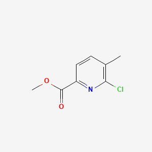 Chemical structure of Methyl 6-chloro-5-methylpicolinate