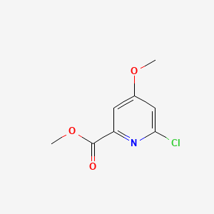 Chemical structure of Methyl 6-chloro-4-methoxypicolinate