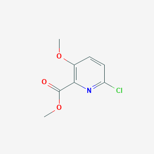 Chemical structure of Methyl 6-chloro-3-methoxypicolinate