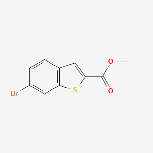 Chemical structure of Methyl 6-bromobenzo[b]thiophene-2-carboxylate