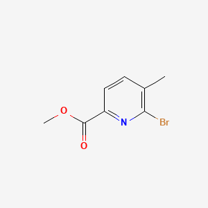 Chemical structure of Methyl 6-bromo-5-methylpicolinate