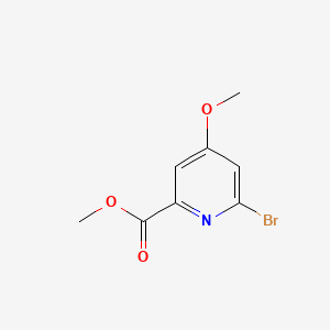 Chemical structure of Methyl 6-bromo-4-methoxypicolinate