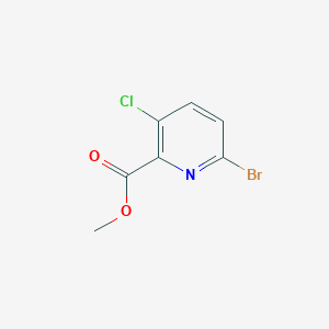 Chemical structure of Methyl 6-bromo-3-chloropicolinate
