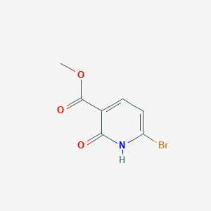 Chemical structure of Methyl 6-bromo-2-oxo-1,2-dihydropyridine-3-carboxylate