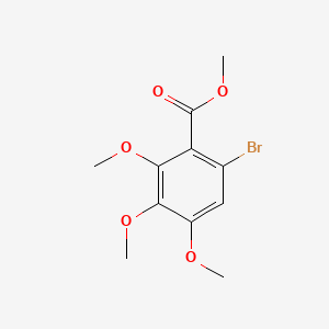 Chemical structure of Methyl 6-bromo-2,3,4-trimethoxybenzoate