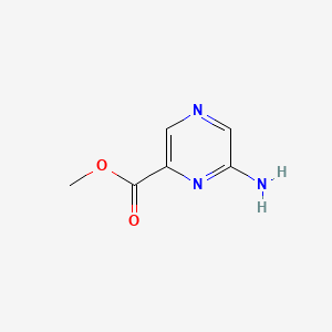 Chemical structure of Methyl 6-aminopyrazine-2-carboxylate