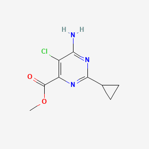 Chemical structure of Aminocyclopyrachlor-methyl
