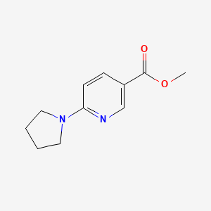 Chemical structure of Methyl 6-pyrrolidinonicotinate