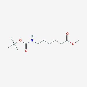 Chemical structure of Methyl 6-(Boc-amino)hexanoate