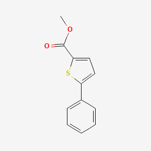 Chemical structure of Methyl 5-phenylthiophene-2-carboxylate