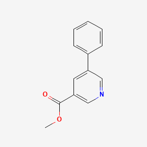 Chemical structure of Methyl 5-phenylnicotinate