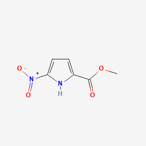 Chemical structure of Methyl 5-nitro-1H-pyrrole-2-carboxylate