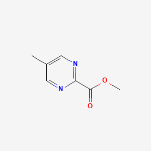 Chemical structure of Methyl 5-methylpyrimidine-2-carboxylate