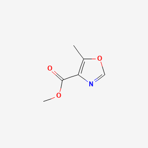 Chemical structure of Methyl 5-methyloxazole-4-carboxylate