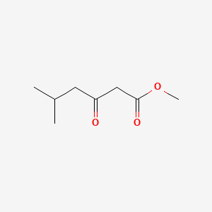 Chemical structure of Methyl 5-methyl-3-oxohexanoate